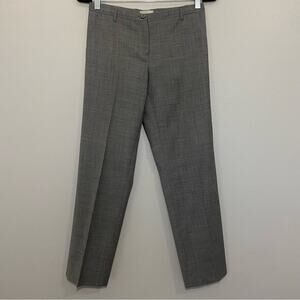 J Crew Wool Pants Straight Leg Gray Petite 4